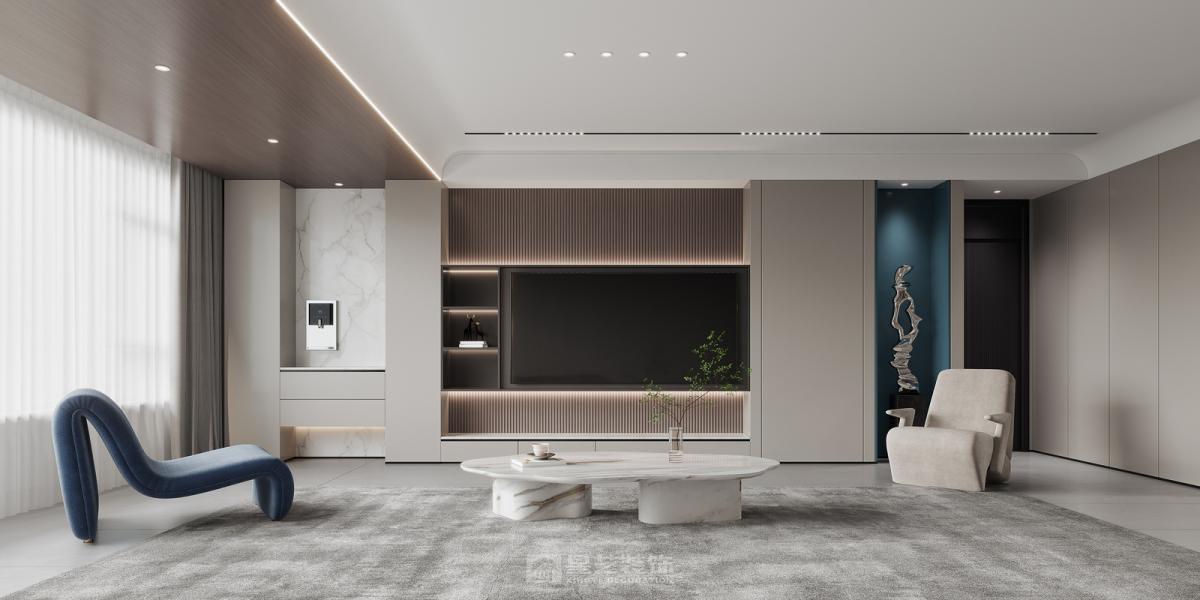 現(xiàn)代極簡(jiǎn)高級(jí)灰平層